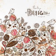 Floral background N583