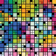 abstract colorful check pattern background N18
