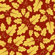 Autumn leaf seamless pattern N2