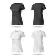 Black and White Girl T-shirt