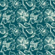 Seamless Floral Pattern N905