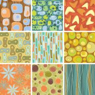 Seamless retro patterns N2