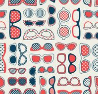 seamless Sunglasses pattern N3