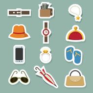 Fashion icons sticker