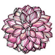 Flower decorative watercolor background