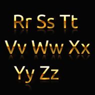 Golden alphabet