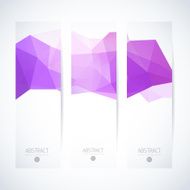 Abstract vector vertical mosaic banners N111
