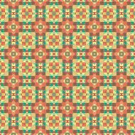Graphic seamless colorful pattern Flat style N24