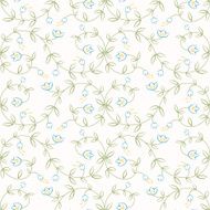 Easy Flowers Seamless