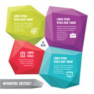 Infographic Business Concept - Abstract Vector Forms N2