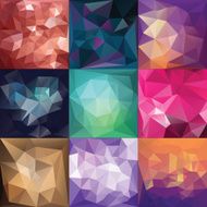 Polygonal Geometric backgrounds N3