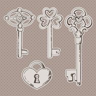 keys illustration in vector N2