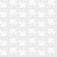 white seamless lace floral pattern