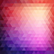 Retro mosaic pattern of geometric triangle shapes N23