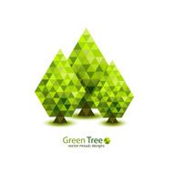 Green mosaic tree ecology design N4