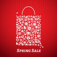 Shopping bag for Spring Sale