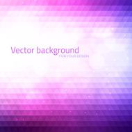 Abstract triangles background with bokeh