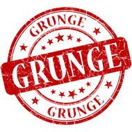 Grunge Red stamp