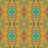 Decorative ornamental vector seamless texture