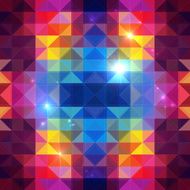 Abstract colorful triangles vector background N2
