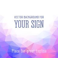 Abstract color triangle background template N16