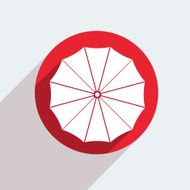 Vector red circle icon on gray background Eps10 N18