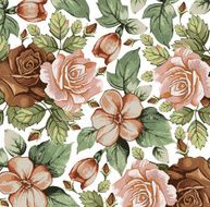 Flowers Vector Beautiful background with a flower ornament N35