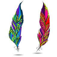 Decorative bird feather N2