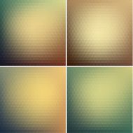 Abstract triangle backgrounds set N3