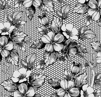 Flowers Vector Beautiful background with a flower ornament N37