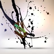 Abstract Ink Blot for Grunge Backgound N343