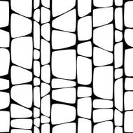 seamless pattern monochrome ornament N5