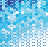 Blue Hexagonal Pattern N3