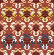 seamless chinese auspicious clouds pattern