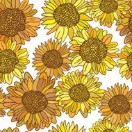 Cute floral seamless pattern background N53