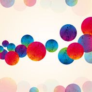 abstract design tech circles background
