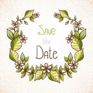 floral frame N77