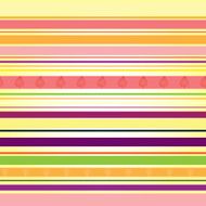 Strip pattern with colored autumn leaves bright colors Vector illustration N2