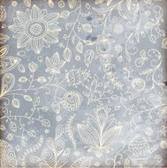 Abstract Background white flowers