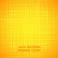 Orange cloth texture background Vector illustration