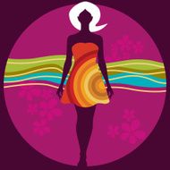 Fashion woman illustration N7