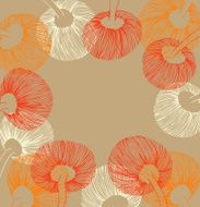 Ginger vintage flower banner N2