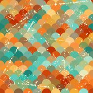 Seamless grunge pattern in retro style N2