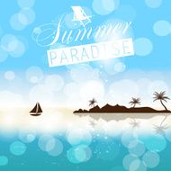 Summer holidays vector background N5