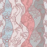 Lace seamless pattern with flowers N226