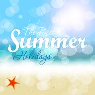 Summer holidays vector background N7