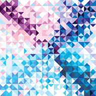 Retro seamless pattern of geometric shapes