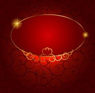 Frame in retro vintage background Vector illustration N6