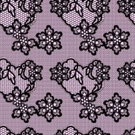 Realistic seamless lace