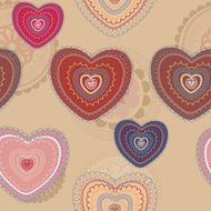 Valentine Seamless Hearts Pattern N8